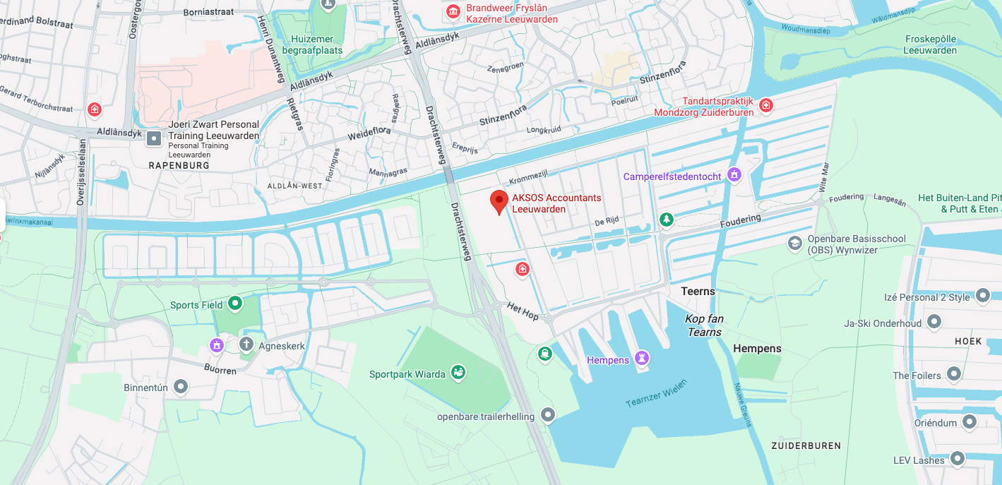 Kaartje AKSOS Leeuwarden